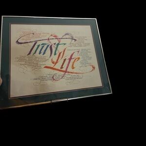 Colorful Trust Life Art Print
